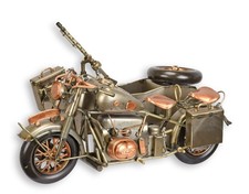 Maquette en étain d'une moto