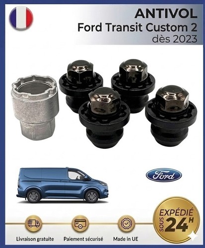 Antivols roues ford transit - antivols,