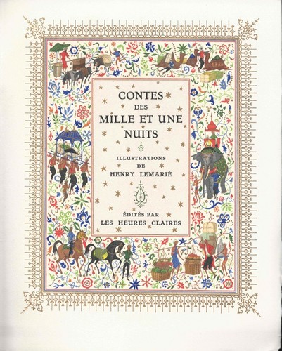 Contes des milles - une, nuits