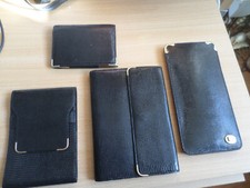 LANCEL ensemble maroquinerie TBE cuir noir écailles France