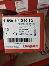 Disjoncteur de branchement baco non différentiel  LEGRAND 60A Ref  401052