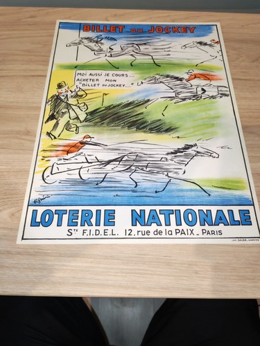 Rare bel affiche originale - originale,