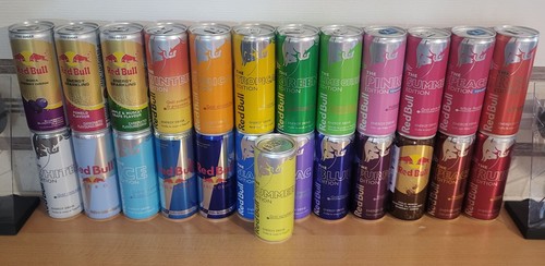 Lot canettes red bull - lot,