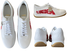 Louis Vuitton X Supreme Monogram LV Run Away Sneakers Chaussures 42