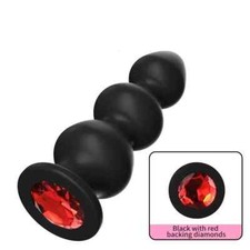 Gode Plug Chapelet Anal Vaginal  Pierre Rouge Dildo Plaisir Intime Gode SEXTOY