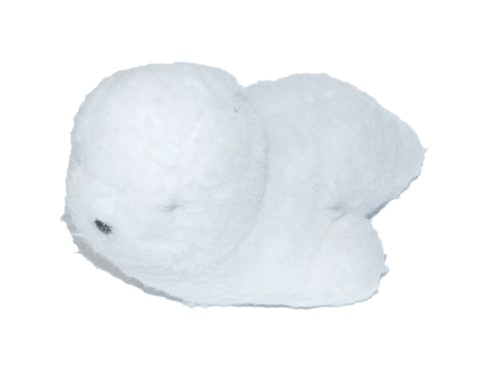 Ancienne peluche phoque blanc - ancienne,