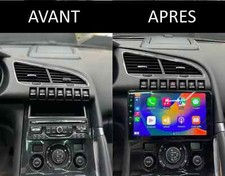 Carplay sans fil Peugeot 3008 2009 - 2015 GPS Android + IOS ? + Facade complète