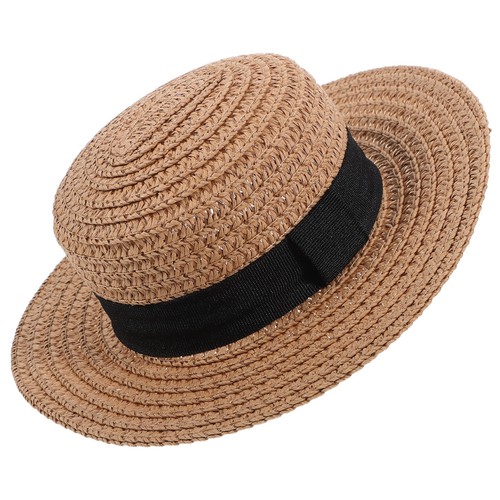 Mini chapeau rond paille - chapeau,