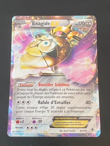 Carte pokemon exagide - carte,