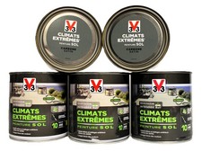 Lot Peinture Sol V33 Climats Extrêmes 5 X 0,5L "Carbone"