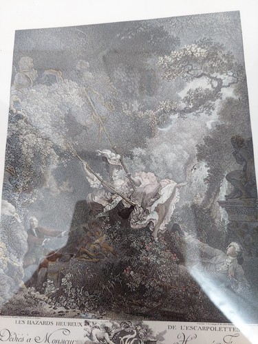 Tableau gravure estampe - tableau,