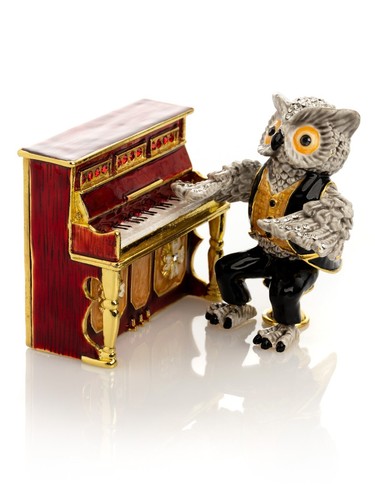 Chouette jouant boîte - chouette, la