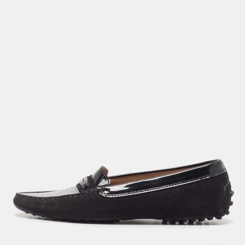 Mocassins tods daim noir - daim, et