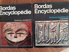 2 Tomes Encyclopédie Bordas  Sciences Sociales