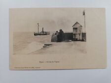 CPA - 50 - CARTERET - Digue - Arrivée du Vapeur.