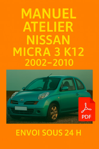 Manuel atelier nissan micra - nissan, 3