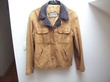 veste femme en daim VERRA PELLE. taille M . vintage annee70