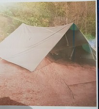 Auvent protection camouflage Abri combattant Bâche kaki Armée Française