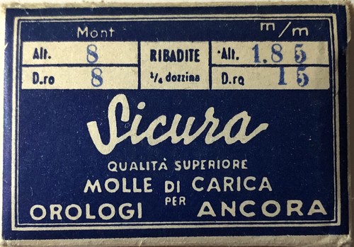 Sicura 1 ressort - [,