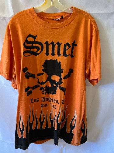 Smet mens short sleeve orange - mens,