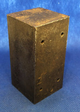 Vintage Enclume en acier 961 gr Outil Horloger Plaque à trous Clockmaker Anvil