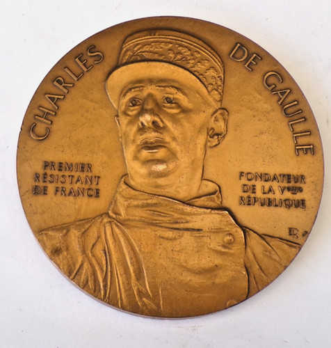 Médaille gaulle centenaire - médaille,