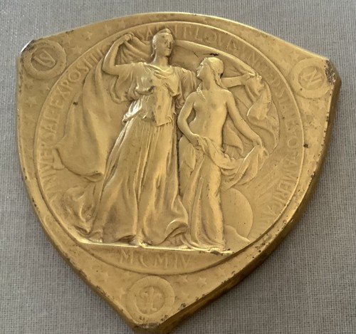 Médaille ancienne gold - médaille, medal