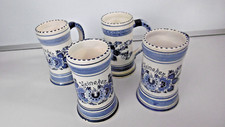 4 chopes heineken porcelaine blue delft hollande