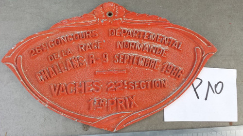 P10 ancienne plaque - ancienne,