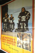 LE RETOUR DES ANGES DE L'ENFER  affiche cinema MOTO motard biker Hell's Angels 
