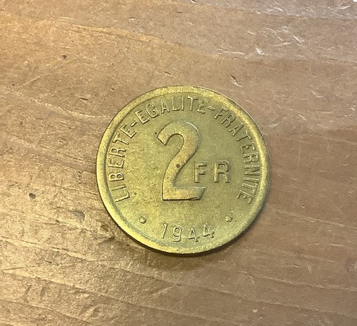 Pièce deux francs 1944 - piÈce,