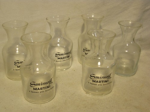 Smirnoff martini glasses - glasses, glass
