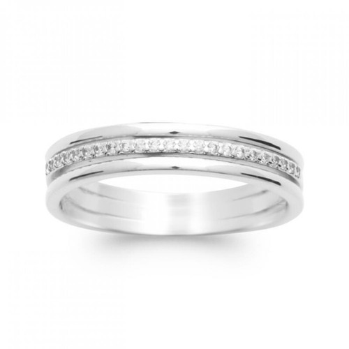 Bague demi alliance - bague, demi-alliance
