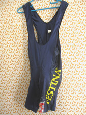 Cuissard cycliste Festina Bleu vintage cycling Lycra made in Italy homme - XL