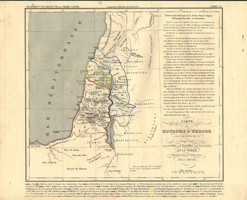 Gravure ancienne carte