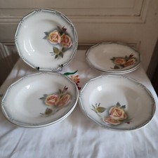 Six Deep Plates In Faience
