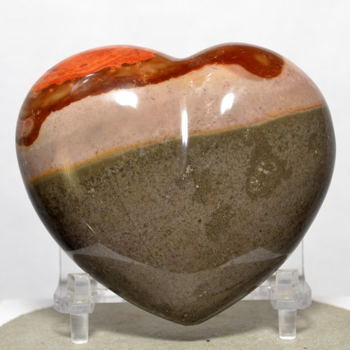 Cœur jaspe polychrome - en,