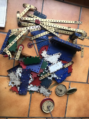 Lot pièces meccano - lot,