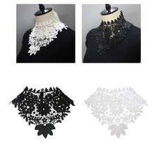 Femmes dentelle faux col faux