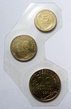 Lot 3 Pièces 20 10 5 Centimes