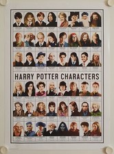 Affiche HARRY POTTER CHARACTERS 2020 Olivier Bourdereau - Wall Edition