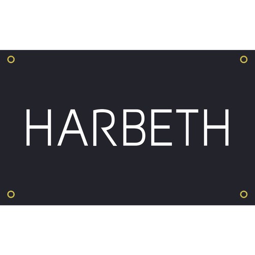 Harbeth black sign flag - black,
