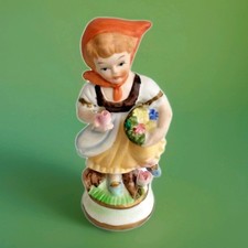 Superbe figurine  en fine porcelaine capodimonte italie vintage