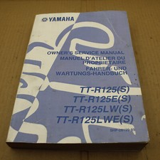MANUEL REVUE TECHNIQUE D ATELIER YAMAHA TT-R 125 LW TTRE 2004 S TTR ENTRETIEN
