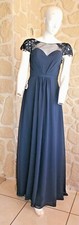 Robe cocktail bleu - , foncé