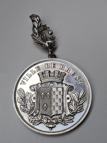 Médaille argent 1884 - argent,