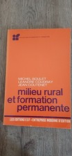 MILIEU RURAL ET FORMATION