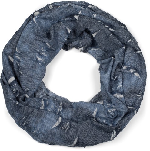 Echarpe boucles découpage - echarpe, à