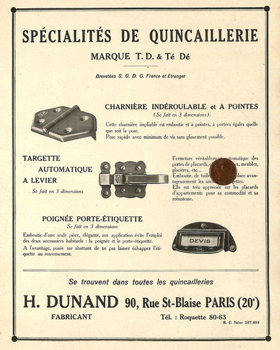 Paris quincaillerie - paris, )