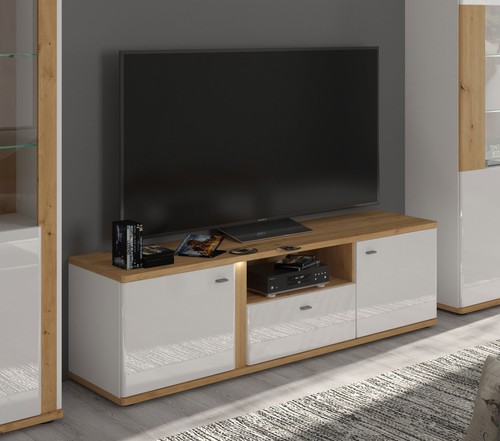 Meuble bas 144cm chêne - meuble,
